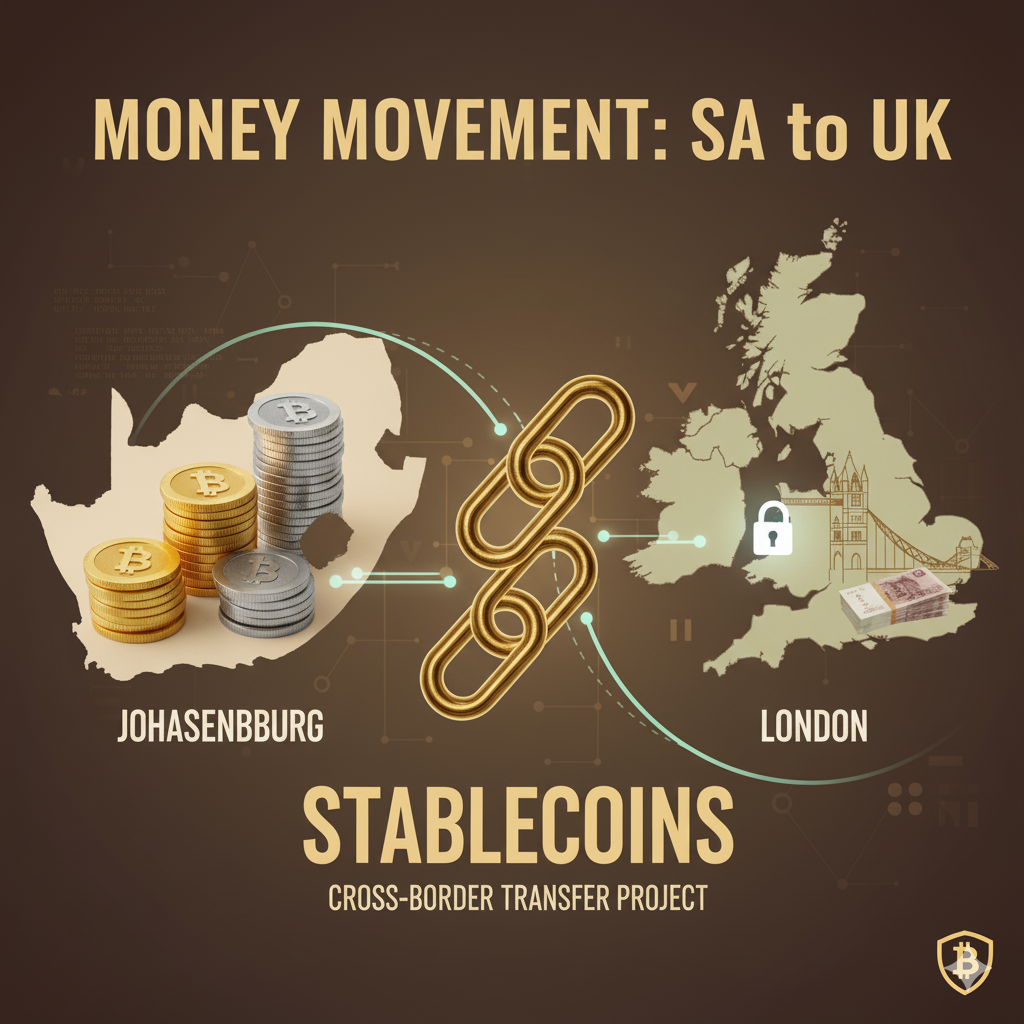 Stable Coin Transactions between SA and UK